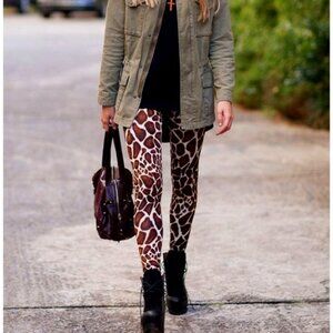 Blackmilk Giraffe Print Leggings, XS